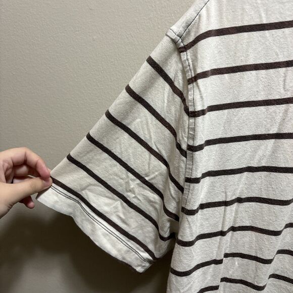 lululemon athletica Black and White Striped Polo Shirt - Picture 8 of 14